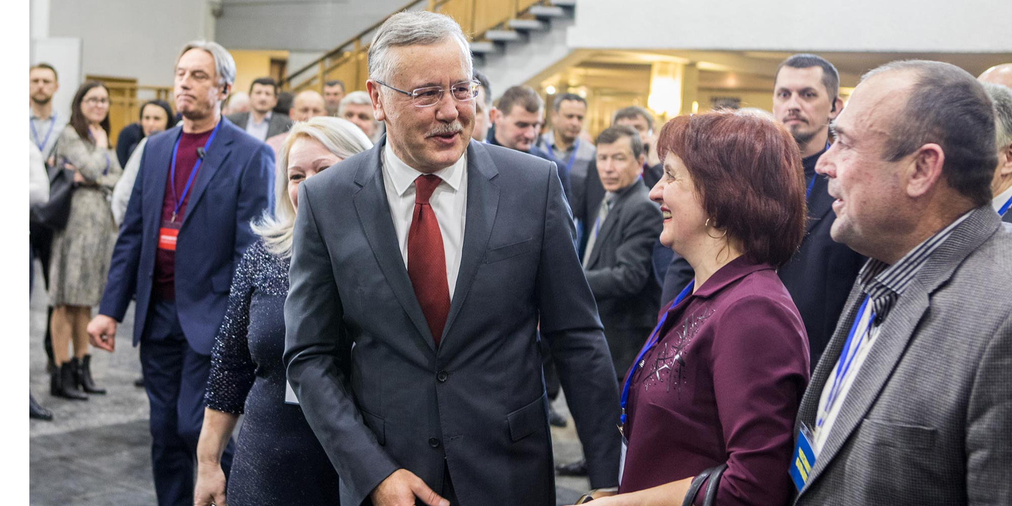 Гриценко так и не уточнил, как финансируется его кампания (Фото: Александр Медведев / НВ)