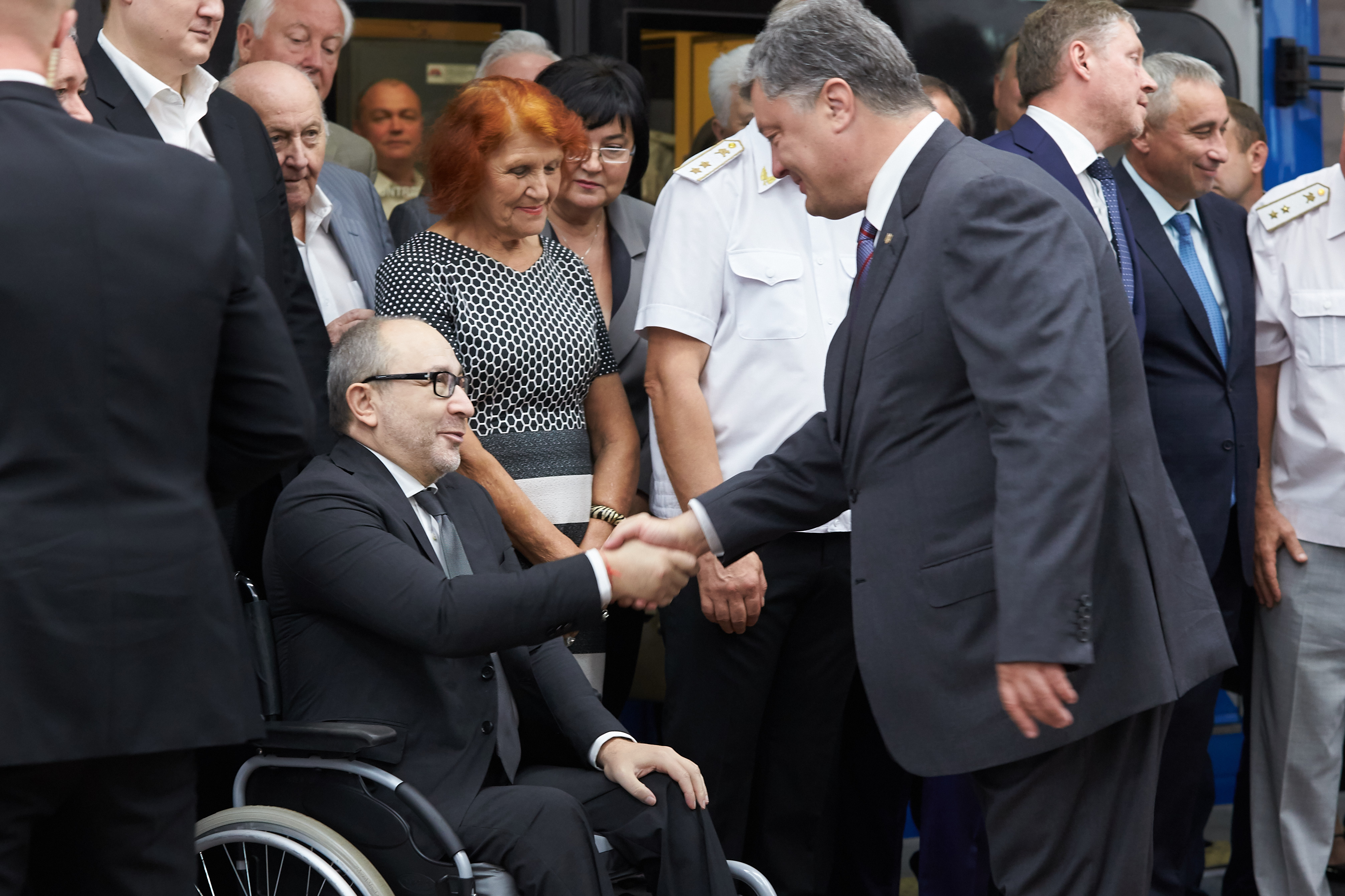 Геннадий Кернес и Петр Порошенко (Фото: Пресс-служба Геннадия Кернеса)