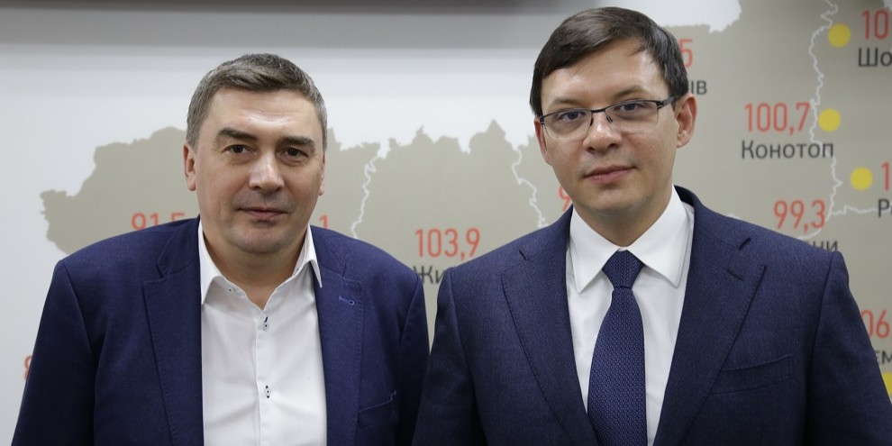 Кандидати в президенти Дмитро Добродомов та Євген Мураєв (Фото: НВ)