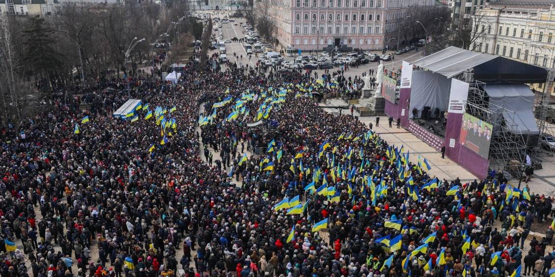 Мероприятие анонсировалось в агитпалатках Порошенко (Фото: Петр Порошенко / Twitter)