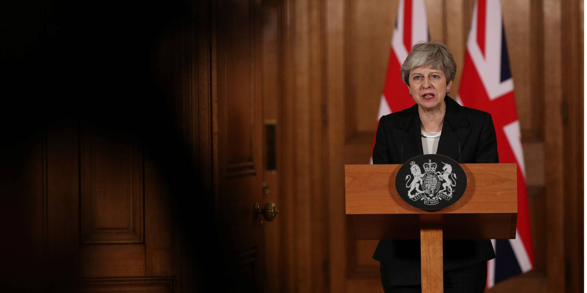 Тереза Мэй сожалеет, что Brexit пришлось перенести (Фото: Jonathan Brady/Pool via REUTERS)