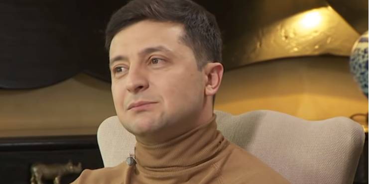Зеленський: Деякі ЗМІ пишуть про мою залежність від пана Коломойського (Фото: Кадр відео Факти ICTV / YouTube)