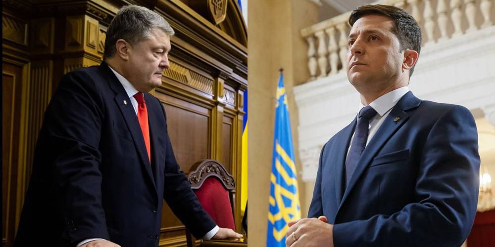 Петр Порошенко и Владимир Зеленский (Фото: АП / Михаил Палинчак / REUTERS / Viacheslav Ratynskyi)