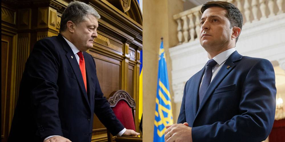 Петр Порошенко и Владимир Зеленский (Фото: АП/Михаил Палинчак/REUTERS/Viacheslav Ratynskyi)