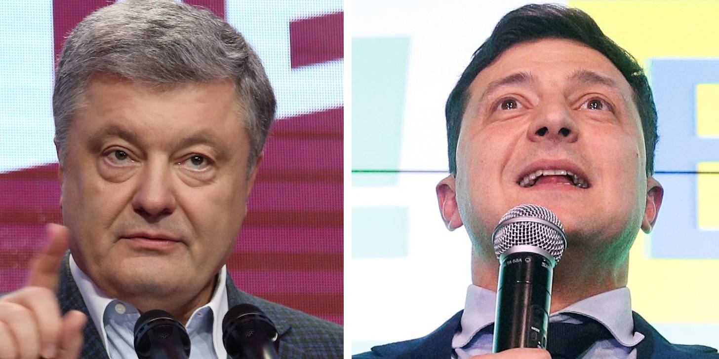 Порошенко заявил, что вечером 14 апреля ждет Зеленского на Олимпийском (Фото: REUTERS/ Viacheslav Ratynskyi / Valentyn Ogirenko)