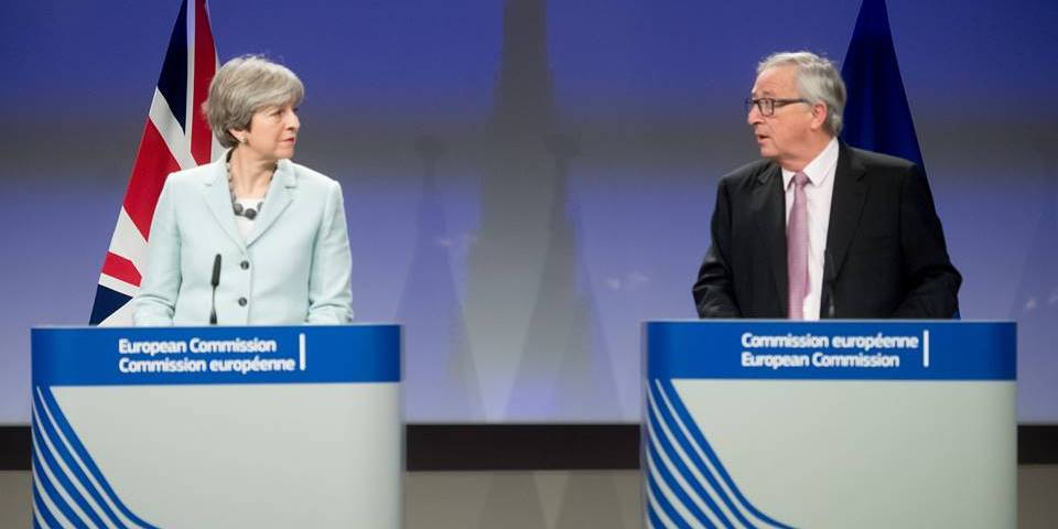 Тереза Мэй и Жан-Клод Юнкер (Фото: Jean-Claude Juncker / Facebook)