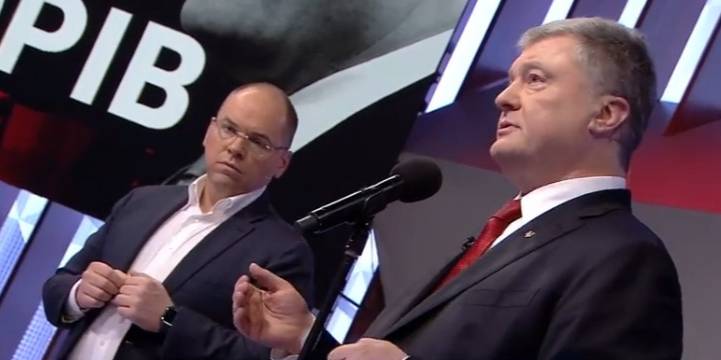 Максим Степанов і Петро Порошенко (Фото: Youtube / ТСН / Право на владу)