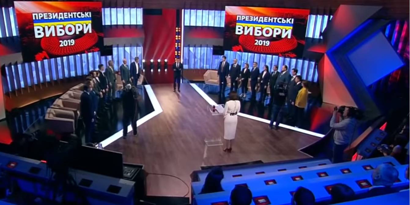 Зеленский представил свою команду в эфире 1+1 (Фото: Право на власть / 1+1)