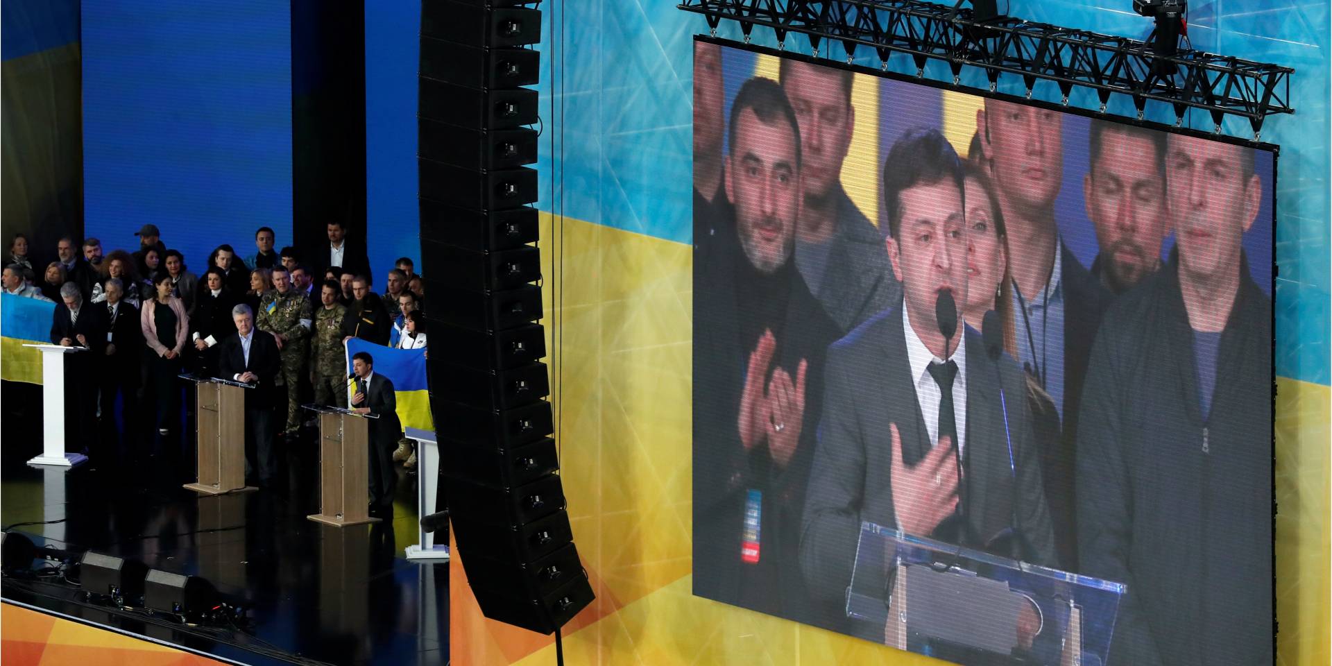 Кандидати у президенти провели дебати на Олімпійському (Фото: REUTERS/Vasily Fedosenko)