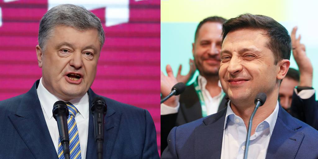 Петро Порошенко та Володимир Зеленський (Фото: REUTERS/Vasily Fedosenko/Valentyn Ogirenko)