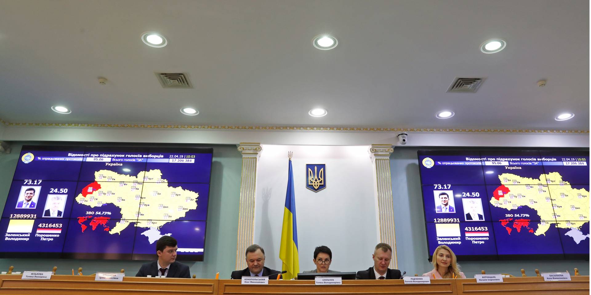 ЦИК: Зеленский лидирует в Киеве и во всех областях Украины, кроме Львовской (Фото: REUTERS/Vasily Fedosenko)