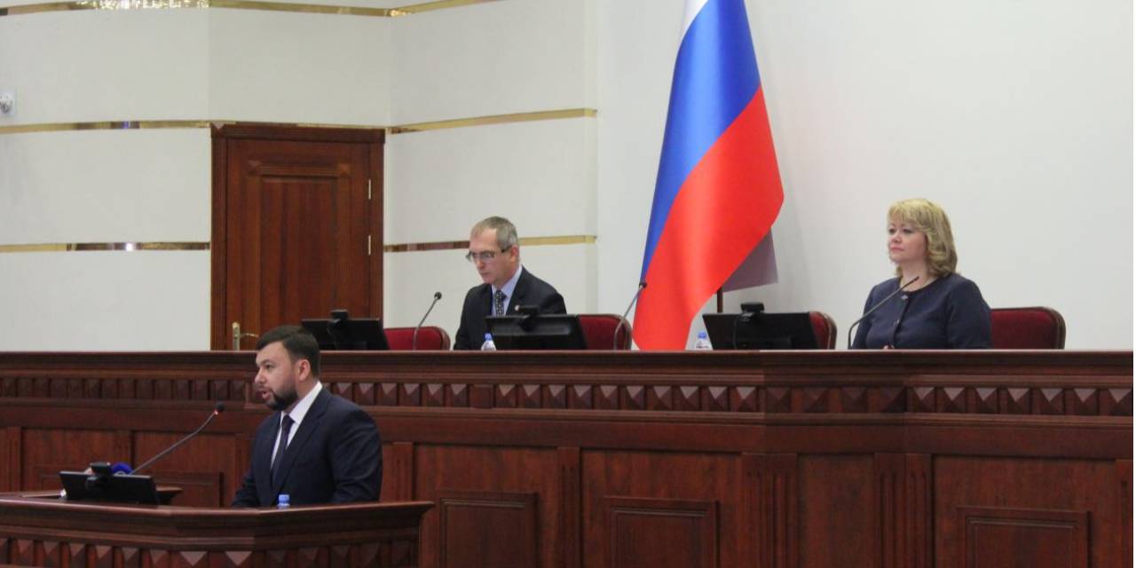 Главарь боевиков поблагодарил Путина (Фото: Денис Пушилин/Telegram)