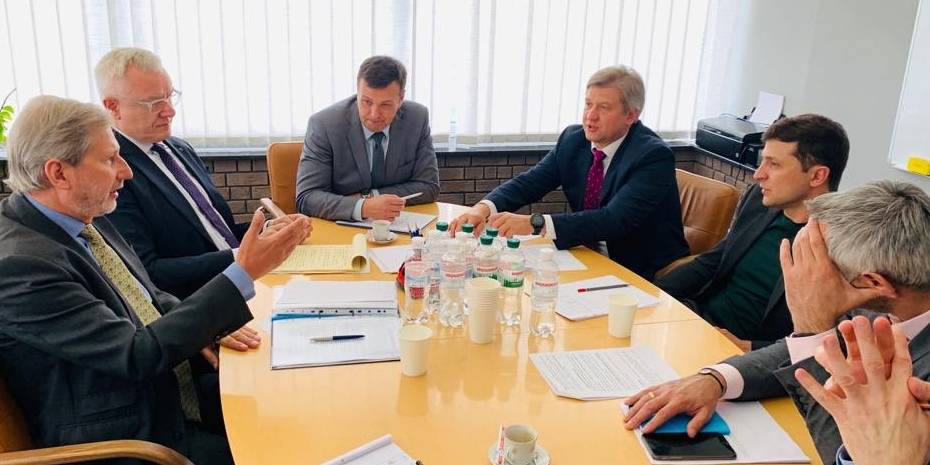 Йоханнес Хан встретился с Владимиром Зеленским (Фото: @JHahnEU)