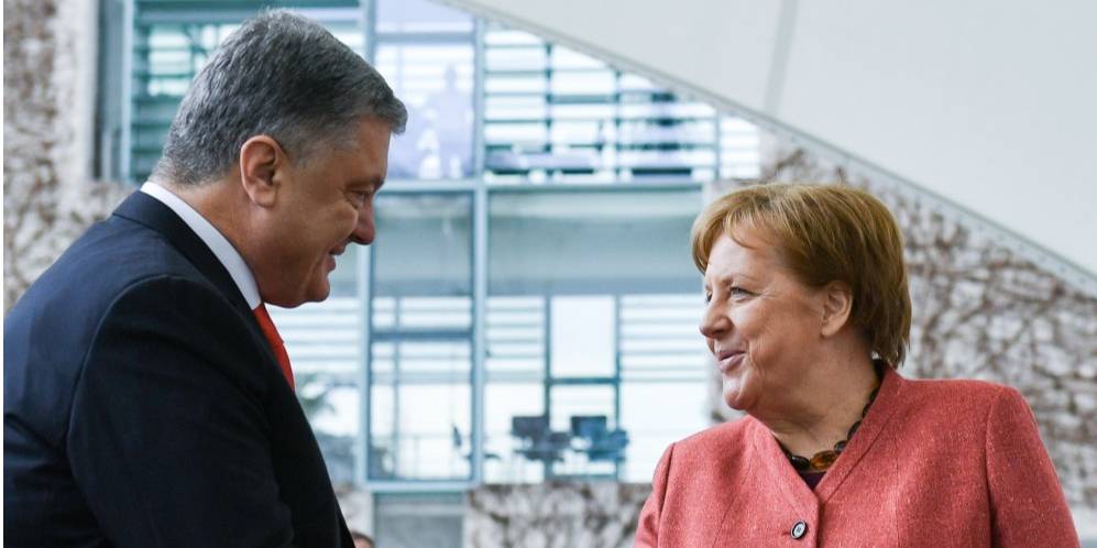 Петро Порошенко та Ангела Меркель (Фото: Прес-служба президента України)