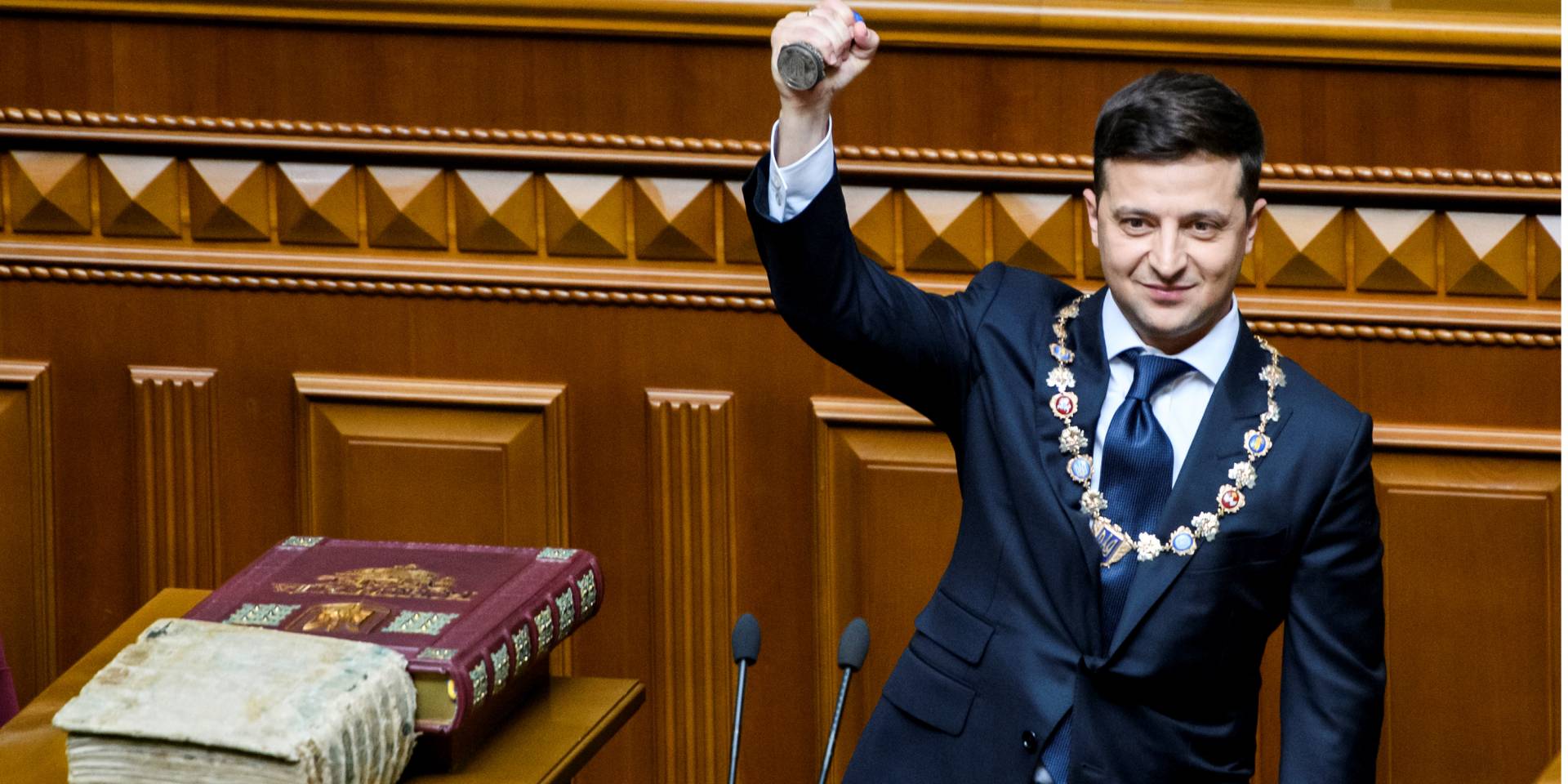Владимир Зеленский (Фото: Vladyslav Musiienko/Ukrainian Governmental Press Service/Handout via REUTERS ATTENTION EDITORS)