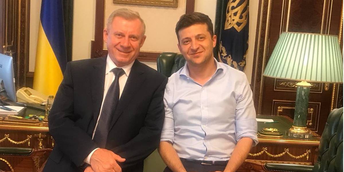 Глава НБУ Яків Смолій і президент України Володимир Зеленський (Фото: Yakiv Smolii / Twitter)