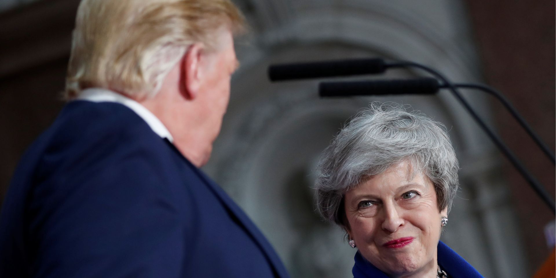 Дональд Трамп і Тереза Мей (Фото: REUTERS / Carlos Barria)