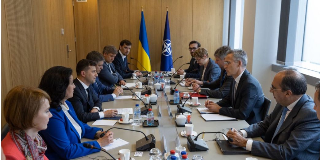 Владимир Зеленский и Йенс Столтенберг (Фото: пресс-служба президента Украины)