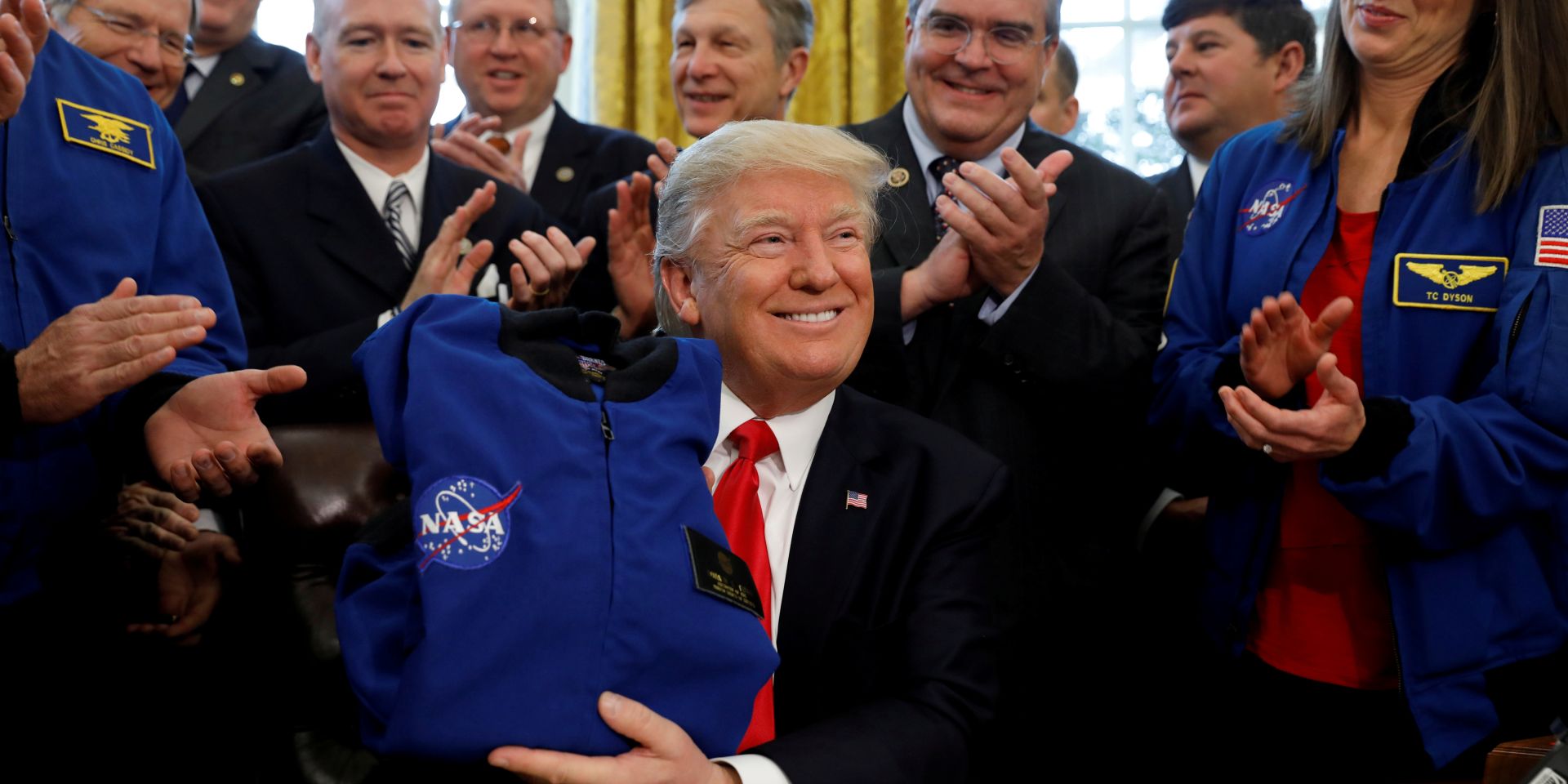 Трамп хочет, чтобы NASA сосредоточилось на разработках полетов на Марс (Фото: REUTERS / Kevin Lamarque / File Photo)