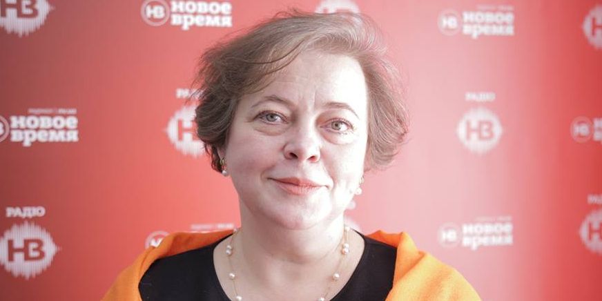 Дружина Анатолія Гриценка, головний редактор видання Дзеркало тижня Юлія Мостова (Фото: НВ)