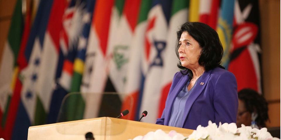 Саломе Зурабишвили (Фото: სალომე ზურაბიშვილი / Salome Zourabichvili / Facebook)