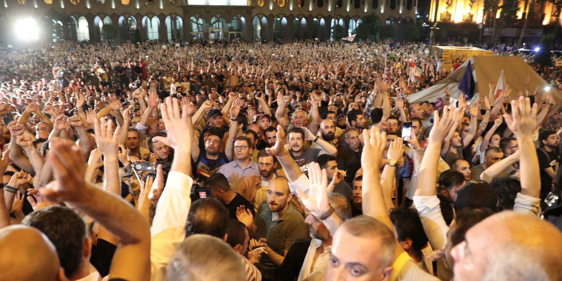 21 июня в Тбилиси пройдет еще одна акция протеста (Фото: REUTERS/Irakli Gedenidze)