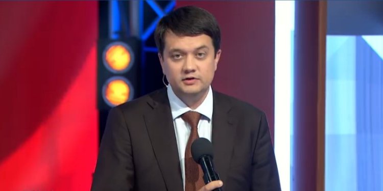 Дмитро Разумков (Фото: скріншот відео @pravonavladu / Facebook)