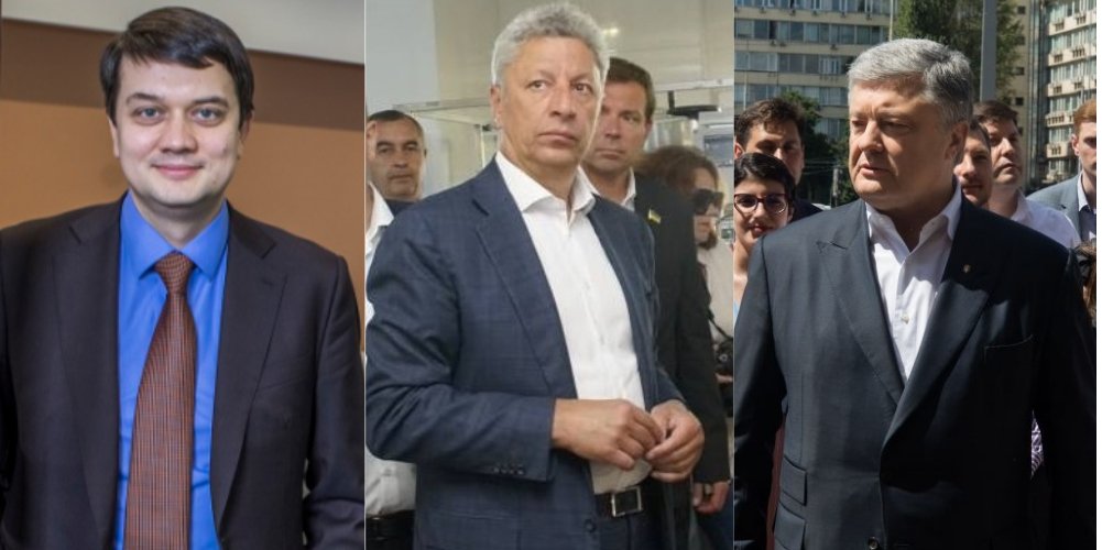 Лидеры самых рейтинговых партий ответили на вопрос об их отношении к марихуане и однополым бракам (Фото: Александр Медведев / НВ, zagittya.com.ua, eurosolidarity.org, коллаж НВ)