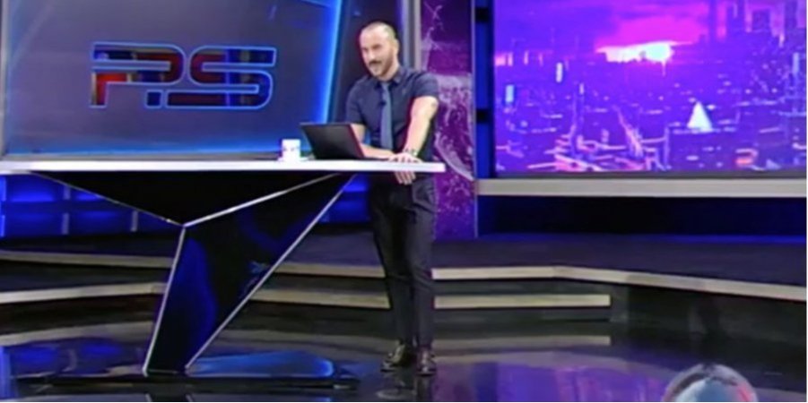 Георгий Габуния в прямом эфире обматерил Путина (Фото: Скриншот с видео Рустави 2)
