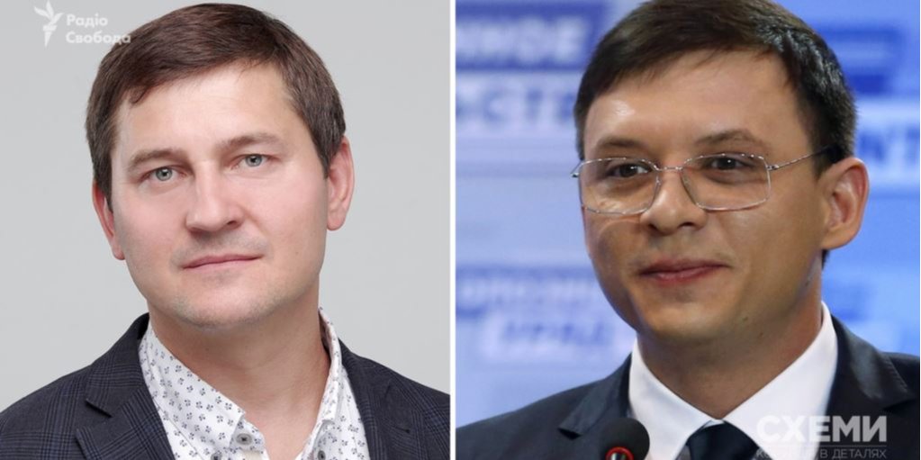 Одарченко (зліва) заперечує, що фінансував партію Мураєва (Фото: Радіо Свобода)