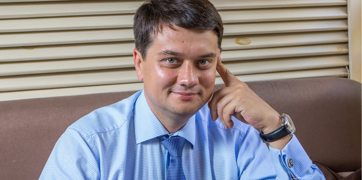 Дмитрий Разумков, лидер партии Слуга народа (Фото: Наталья Кравчук / НВ)