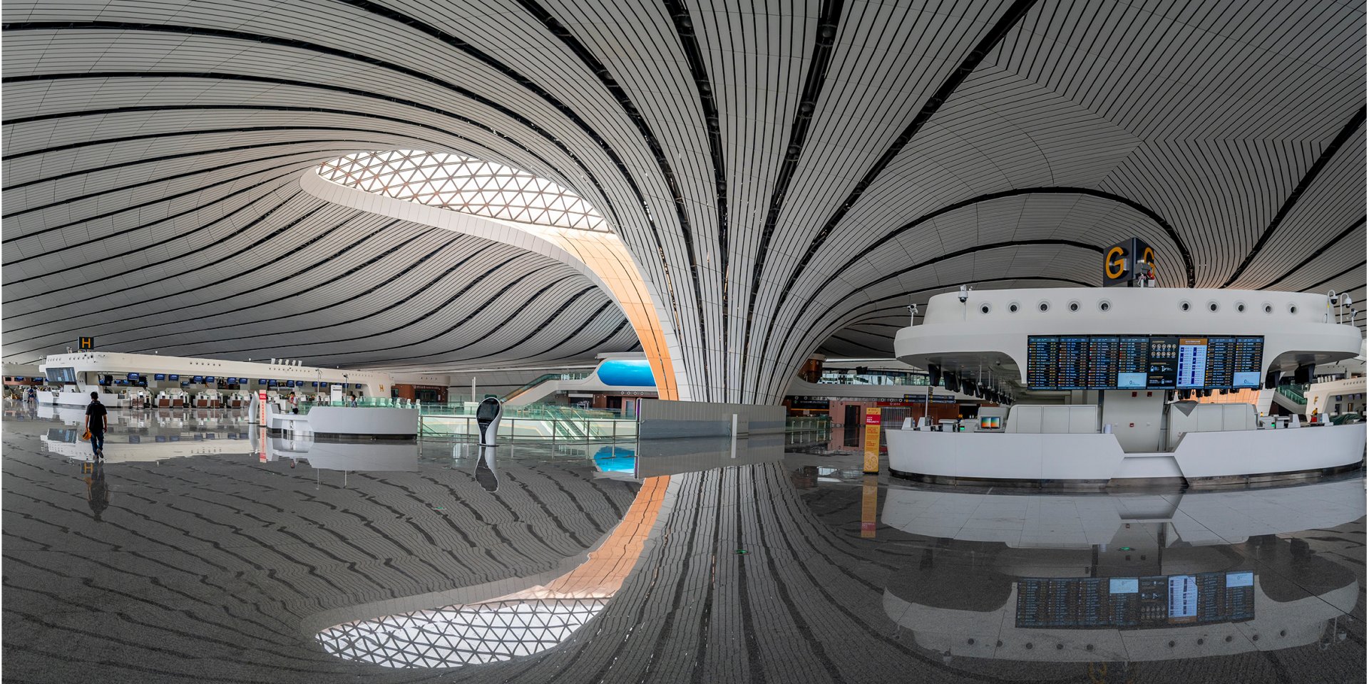 Аэропорт Пекин Дасин будет запущен 30 сентября 2019 года (Фото: @Dezeen)