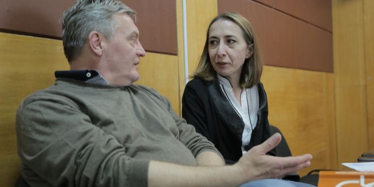 Юрий Гримчак и его адвокат Татьяна Матяш (Фото: Громадське)