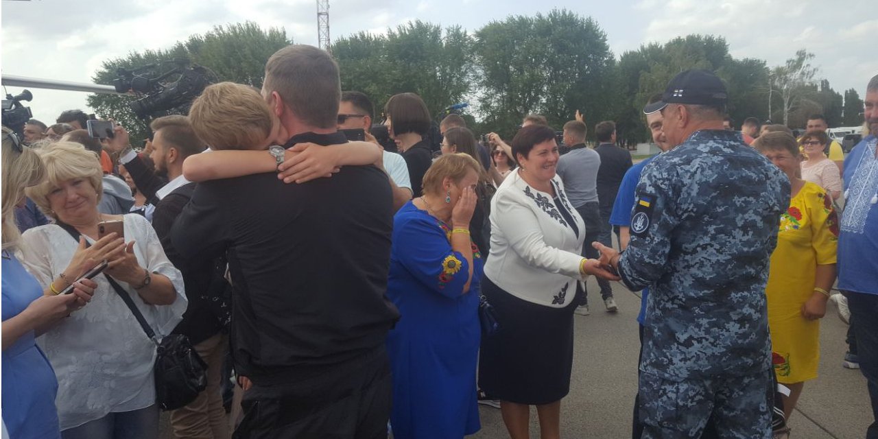 Украинцы встретились с родственниками (Фото: НВ)