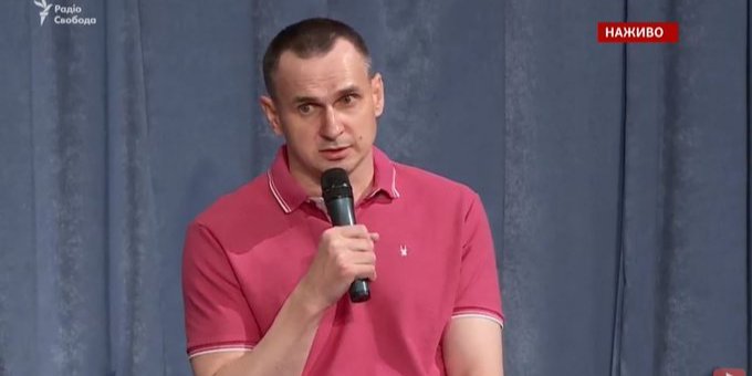 Сенцов не став коментувати дії влади України (Фото: Радіо Свобода)