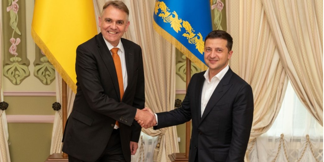 Володимир Зеленський зустрівся з послом Нідерландів (Фото: прес-служба президента)