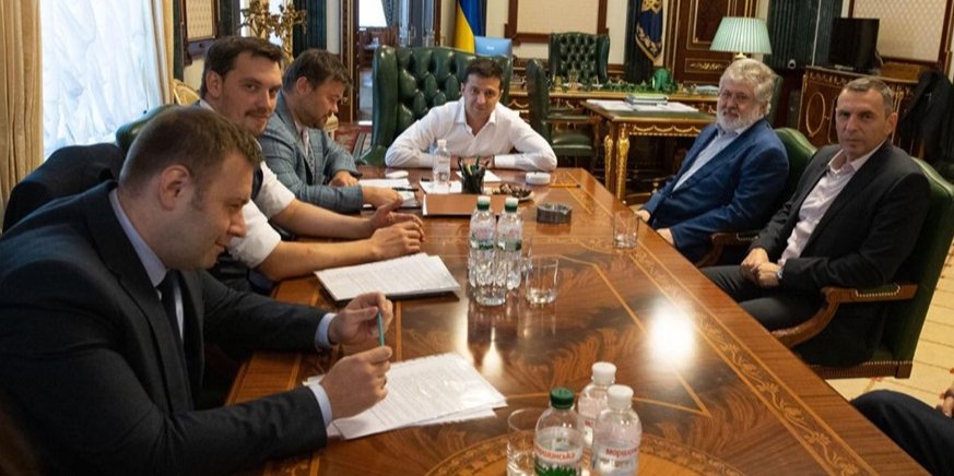 Зустріч Володимира Зеленського з Ігорем Коломойським (Фото: Офіс президента України)