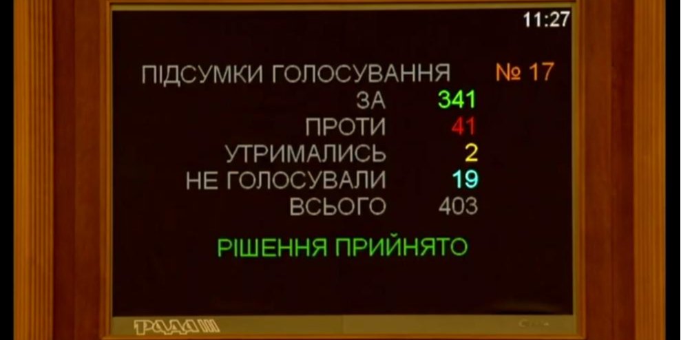 Рада приняла решение об увольнении всех членов ЦИК (Фото: ВР)