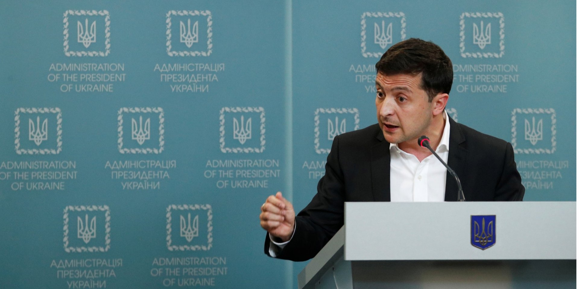 Зеленский подчеркнул, что Украина не согласится на выборы на Донбассе, пока там будут российские военные (Фото: REUTERS / Valentyn Ogirenko)
