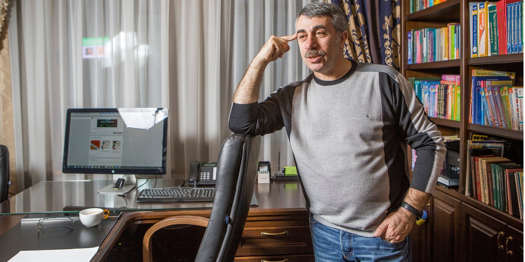 Евгений Комаровский убежден, что эпидемия кори в Украине — диагноз интеллектуальному уровню общества (Фото: Наталья Кравчук / НВ)
