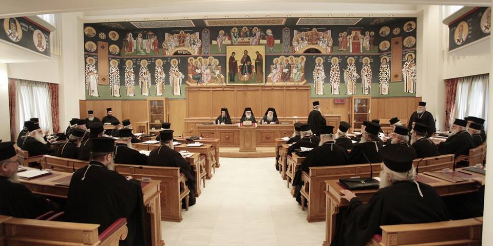 Иерархи Элладской церкви (Фото: Ιερά Σύνοδος της Εκκλησίας της Ελλάδος/Facebook)