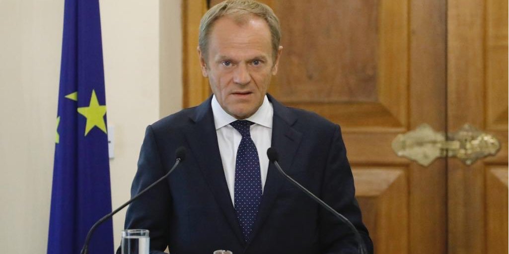 Дональд Туск (Фото: eucopresident via Twitter)