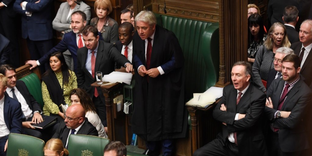 Джон Беркоу (в центре) (Фото: (c)UK Parliament/Jessica Taylor/Handout via REUTERS)