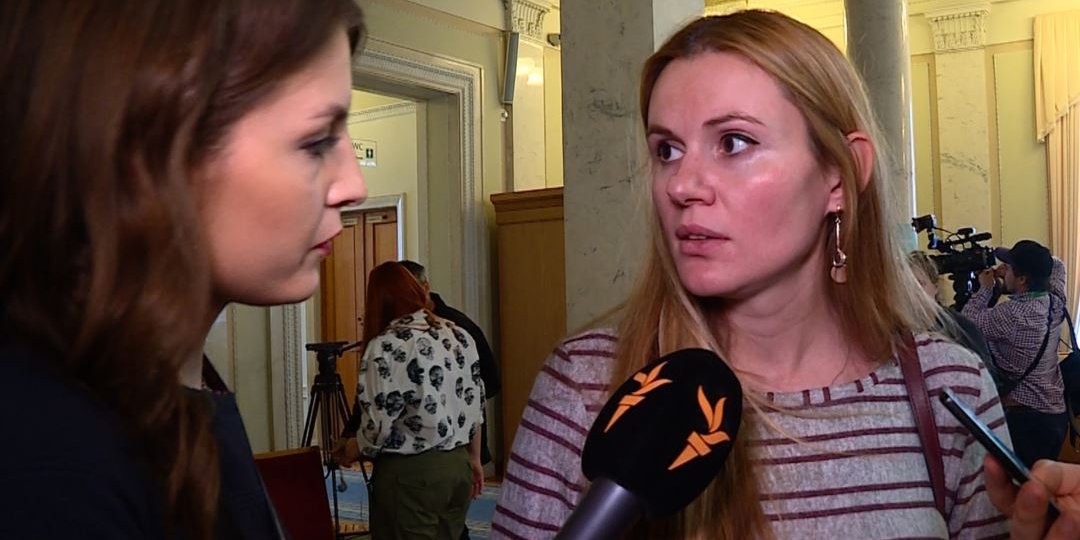 15 листопада Анну Скороход виключили з фракції Слуги народу (Фото: RFE / RL)
