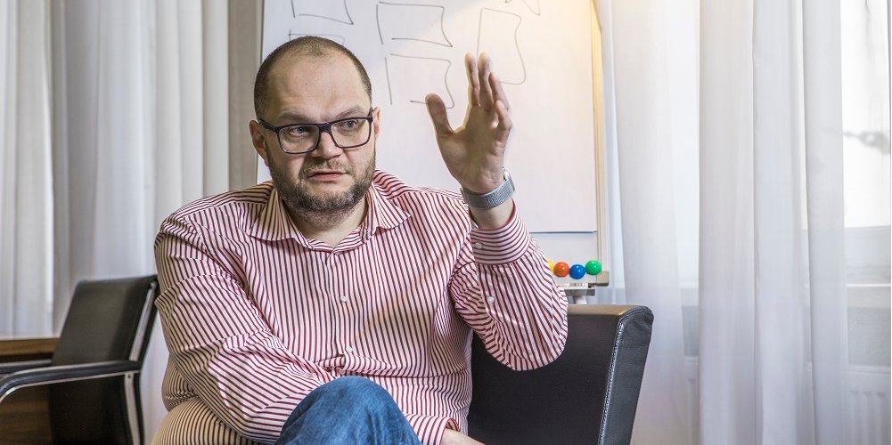 Владимир Бородянский: Укринформ — агентство номер один по уровню достоверности (Фото: Александр Медведев / НВ)