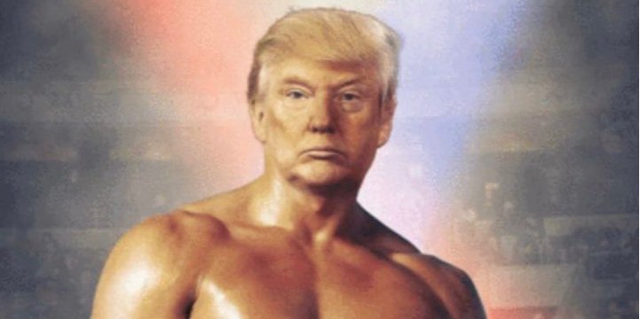Трамп предстал в роли героя известного фильма со Сталлоне (Фото: Donald Trump\Twitter)
