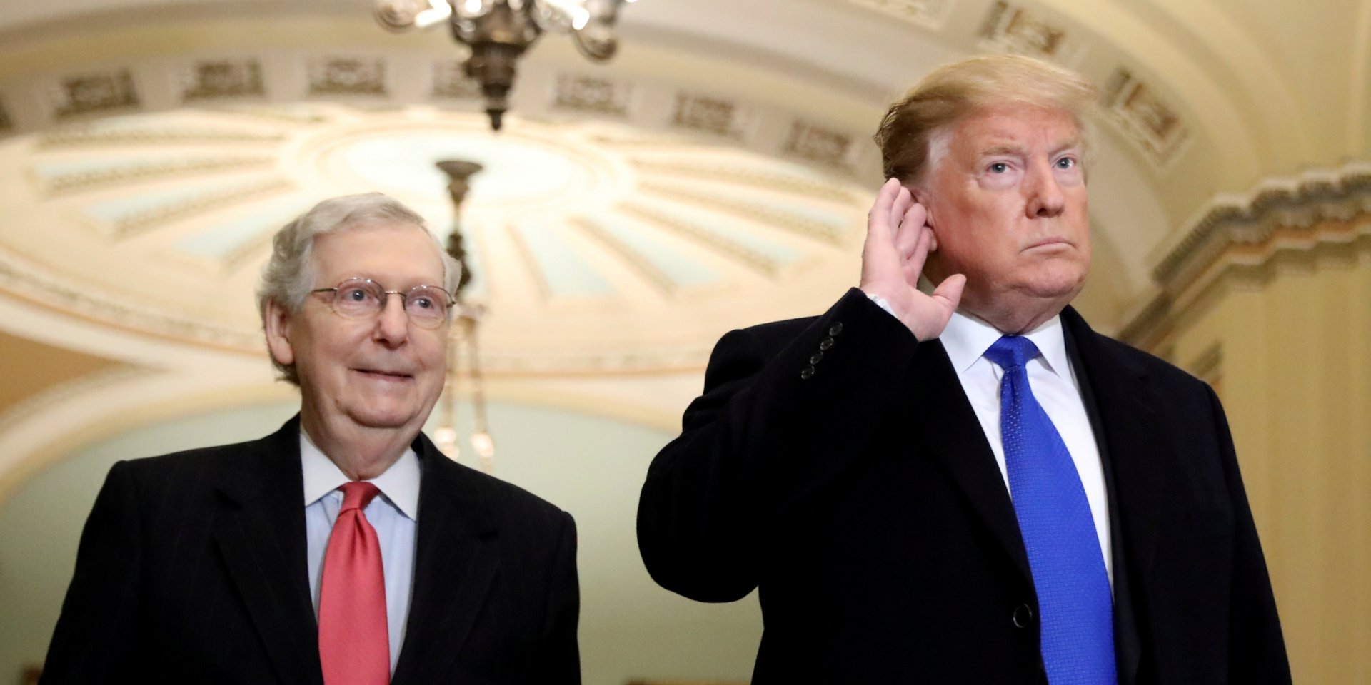 Митч Макконнелл и Дональд Трамп (Фото: REUTERS/Brendan McDermid/File Photo)