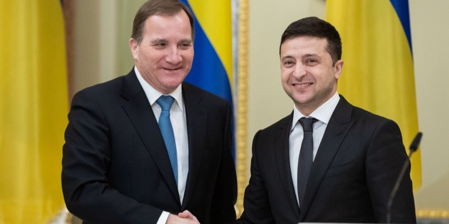 Стефан Левен во время встречи с Владимиром Зеленским 4 декабря (Фото: president.gov.ua)