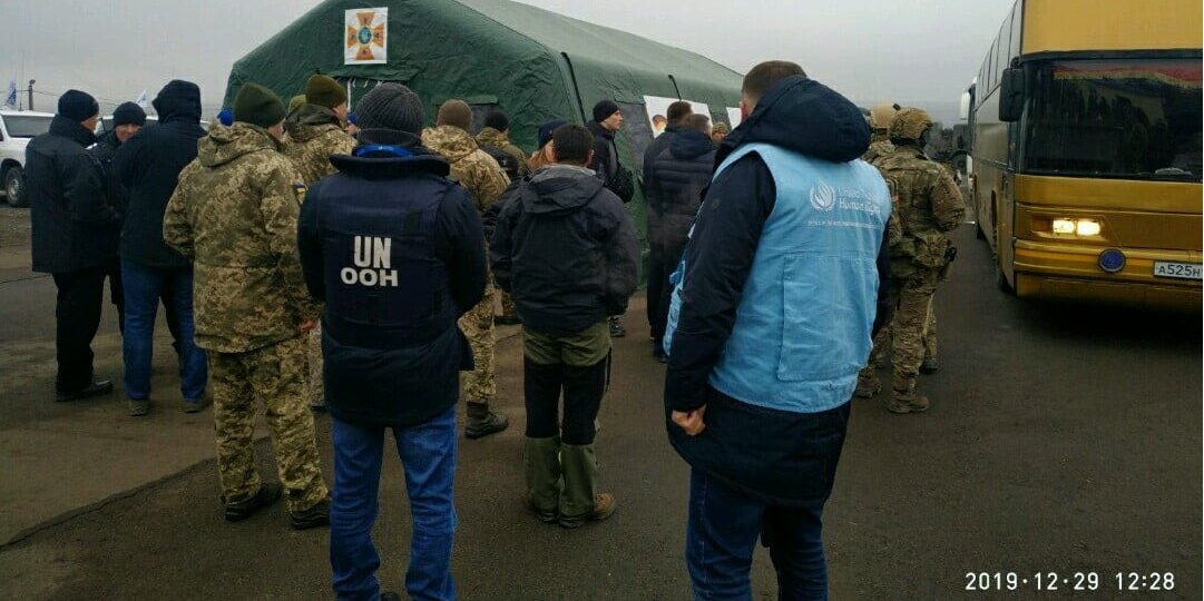 Місія ООН вітає нещодавній обмін полоненими (Фото: Моніторингова місія ООН з прав людини / Facebook)