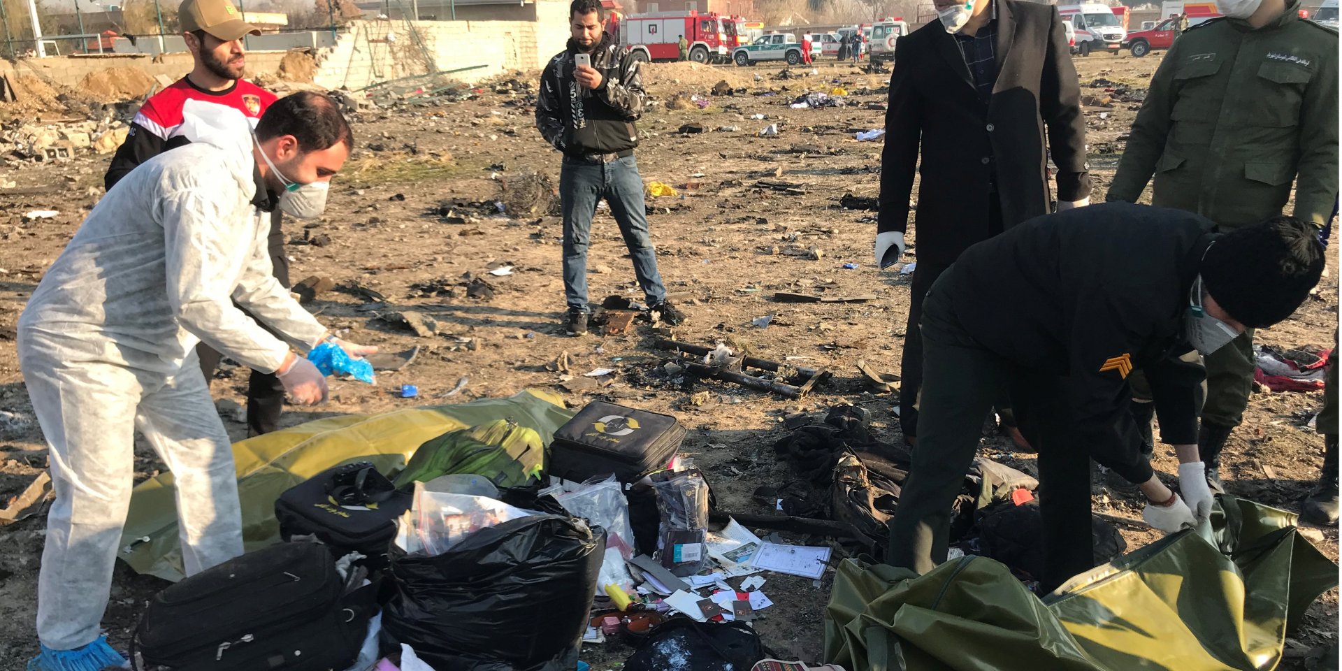 На борту самолета МАУ, который разбился в Иране, было 11 украинцев (Фото: WANA (West Asia News Agency) via REUTERS)